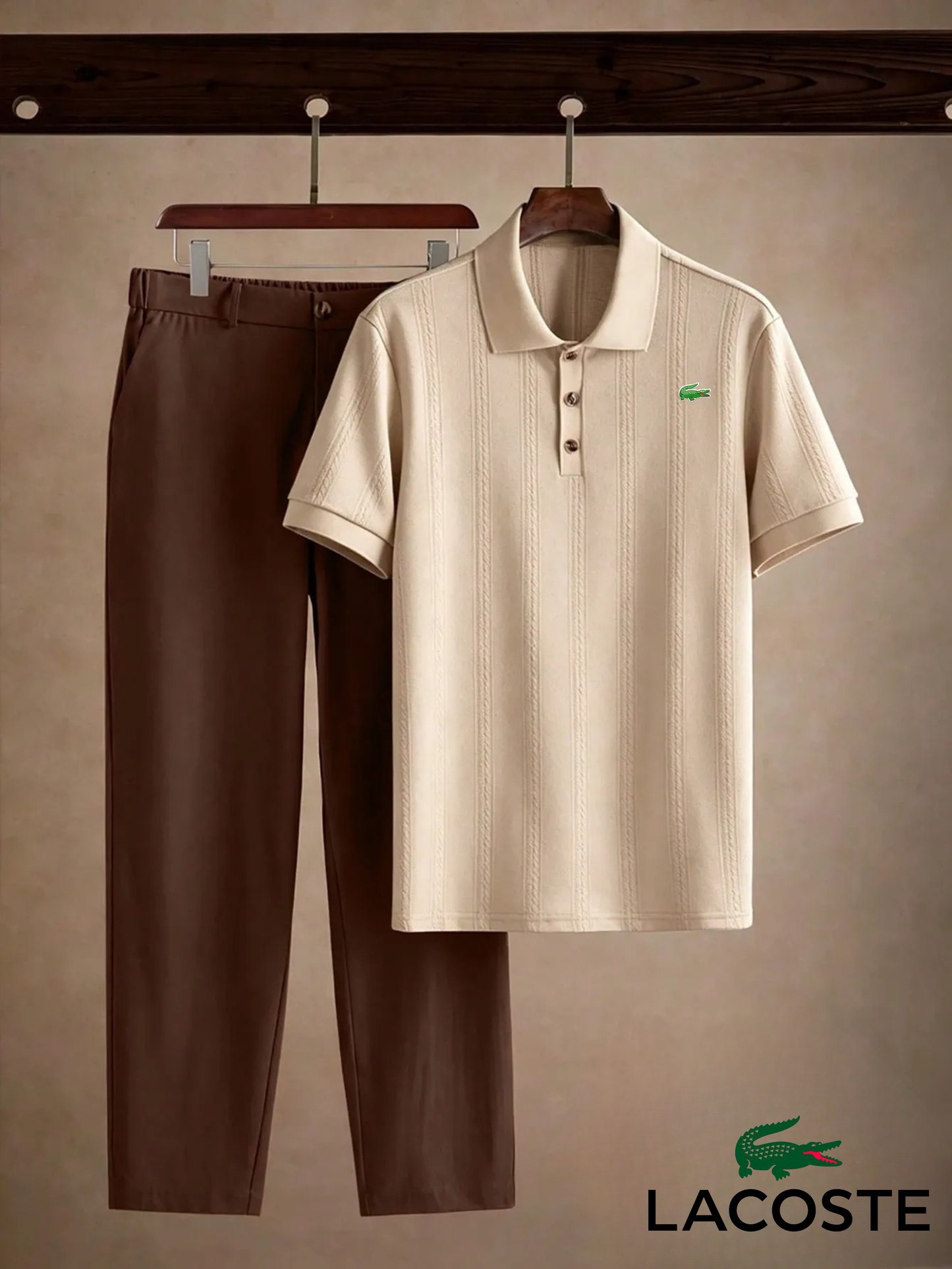 Lacoste Premium Polo & Byxset