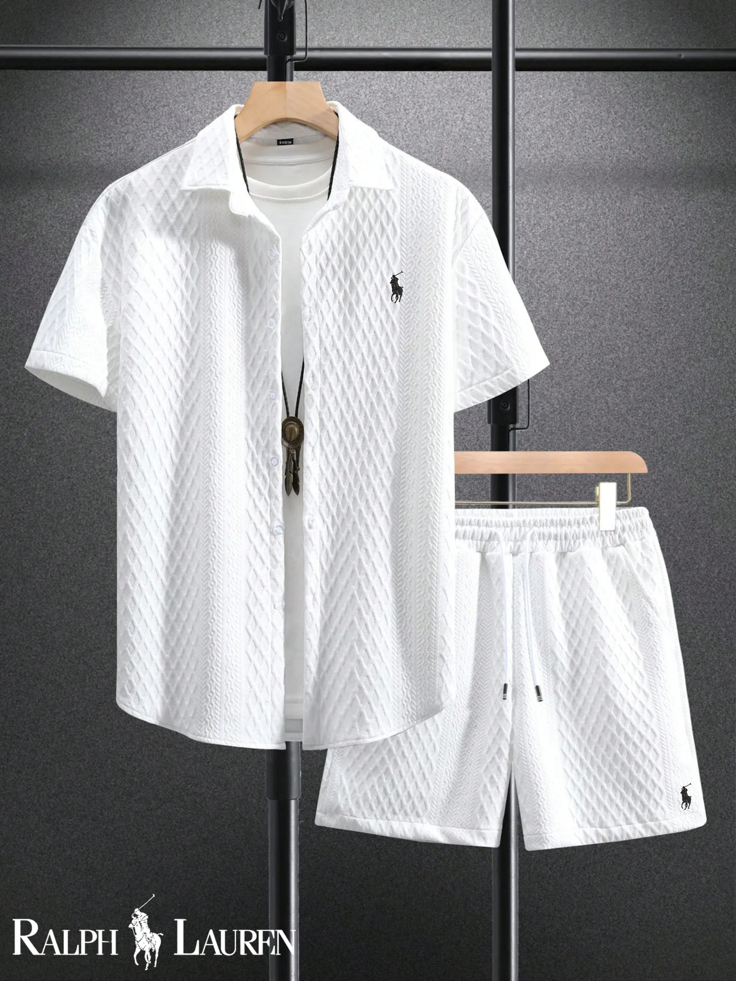 Ralph Lauren Premium Texturerat Sommarsett