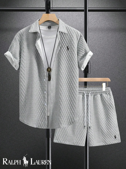 Ralph Lauren Premium Texturerat Sommarsett