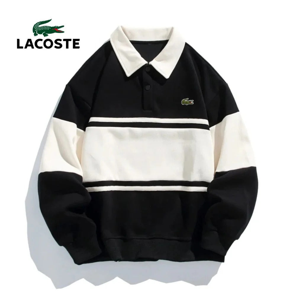 Lacoste Men's Rugby Sweatshirt | Premium Long Sleeve Polo