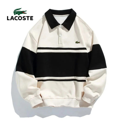 Lacoste Men's Rugby Sweatshirt | Premium Long Sleeve Polo