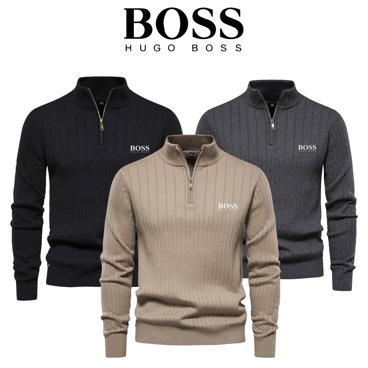 HUGO BOSS | Half-Zip Sweater